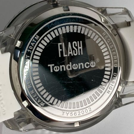  Tendence 腕時計 FALASH ラバー LEDレインボー TY562002 ホワイト