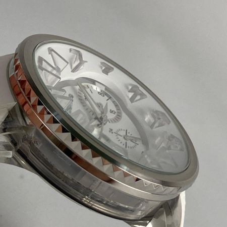 Tendence 腕時計 FALASH ラバー LEDレインボー TY562002 ホワイト