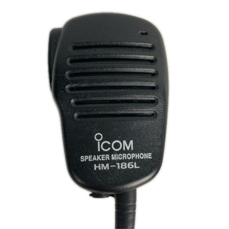  icom トランシーバー2台 WITHCALL スピーカーマイク(HM-186L)付き IC-4110 レッド x ブラック 動作品