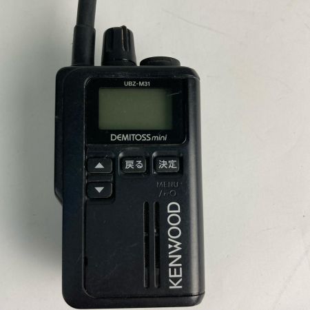  KENWOOD ケンウッド トランシーバーセット UBZ-M31/UBZ-LP20/SMC-34 動作品