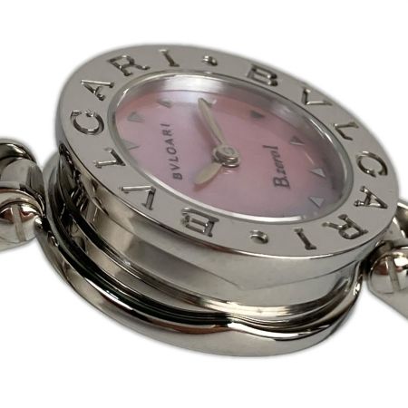  BVLGARI ブルガリ 腕時計 ビーゼロワン クォーツ ステンレススチール BZ22S ピンクシェル