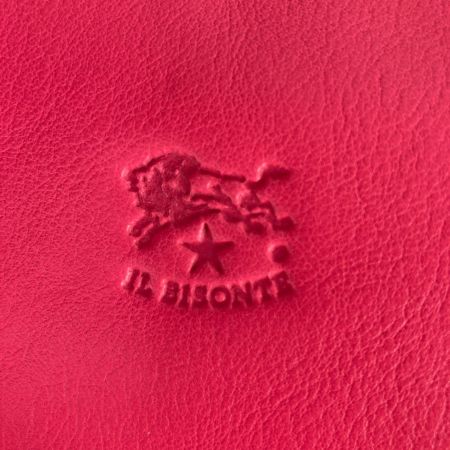  IL BISONTE イルビゾンテ ショルダーバッグ 三日月型 5412300411 蛍光ピンク