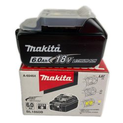 ■■ MAKITA マキタ リチウムイオンバッテリー 18v 6.0Ah BL1860B ブラック Sランク