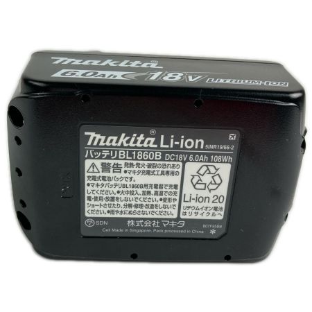  MAKITA マキタ リチウムイオンバッテリー 18v 6.0Ah BL1860B ブラック