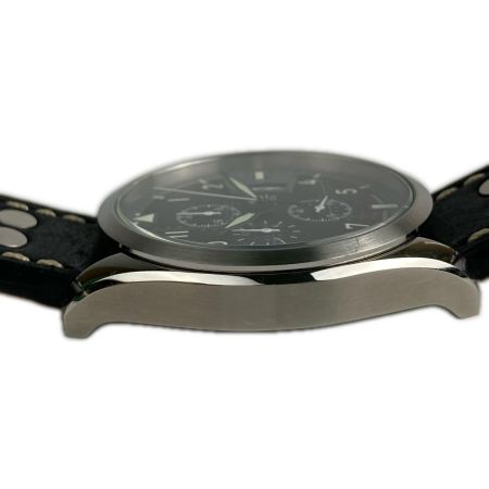  Laco(ラコ) 腕時計 クロノグラフ デトロイト CHRONOGRAPH Detroit クォーツ 861917BK ブラック