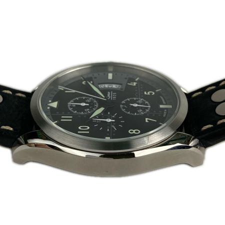  Laco(ラコ) 腕時計 クロノグラフ デトロイト CHRONOGRAPH Detroit クォーツ 861917BK ブラック