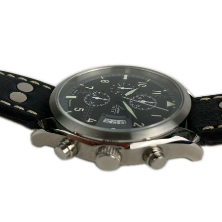  Laco(ラコ) 腕時計 クロノグラフ デトロイト CHRONOGRAPH Detroit クォーツ 861917BK ブラック