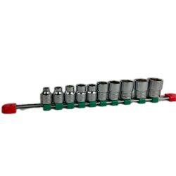 ■■ KTC ケーティーシー ソケットセット(10個B4-08～B4-24) ソケットホルダーセット TB410E Bランク