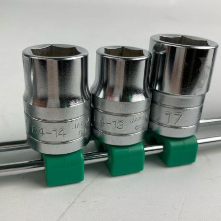  KTC ケーティーシー ソケットセット(10個B4-08～B4-24) ソケットホルダーセット TB410E