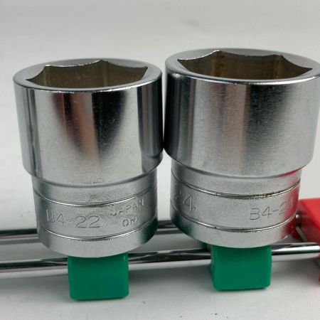  KTC ケーティーシー ソケットセット(10個B4-08～B4-24) ソケットホルダーセット TB410E