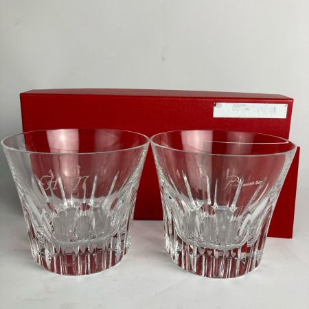  Baccarat バカラ ロックグラス(タンブラー) エトナ ペアグラス 2Pセット クリスタル 1客イニシャル入