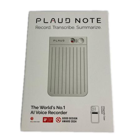   PLAUD NOTE カード型AIボイスレコーダー nb-100 シルバー 未使用品