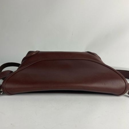  FIVE WOODS プラトウ ショルダーバッグ レザーバッグ 39193 バーガンディ 布袋付 キズ有