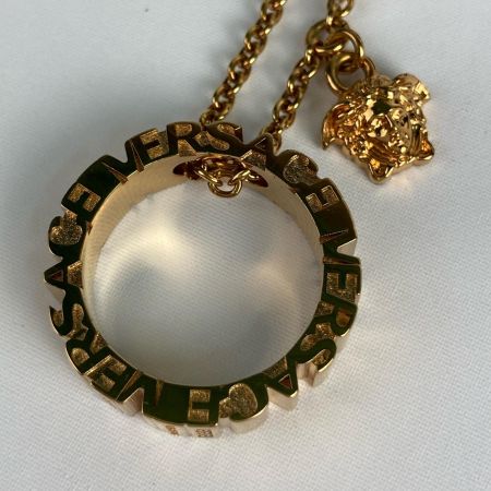  VERSACE ベルサーチ ネックレス ロゴリング メデューサ 1002570 / 1A00620 ゴールド