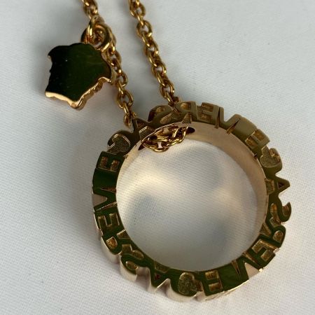  VERSACE ベルサーチ ネックレス ロゴリング メデューサ 1002570 / 1A00620 ゴールド