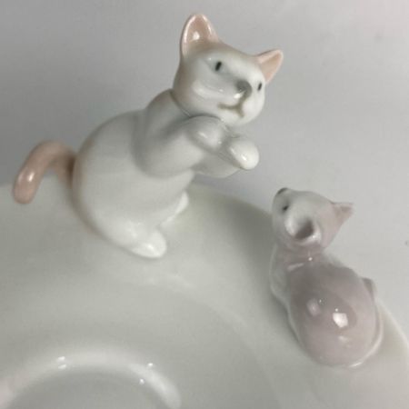  LLADRO リヤドロ カップ&ソーサー 親子猫 06044 箱付