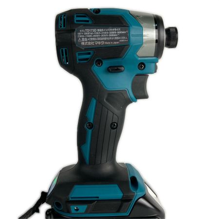  MAKITA マキタ コードレス式インパクトドライバー  18V 付属品完備 TD173DRGX ブルー 未使用品