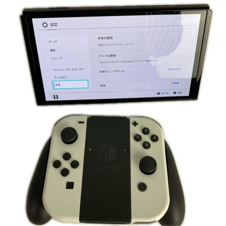 Nintendo ニンテンドウ Switch ニンテンドウスイッチ 有機ELモデル HEG-001 ホワイト 本体 動作品