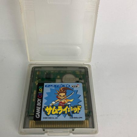   NINTENDO ゲームボーイカラー サムライキッド ケース付 動作未確認