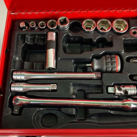  KTC ケーティーシー ツールBOX ハンドツール付き  SKX0213 レッド