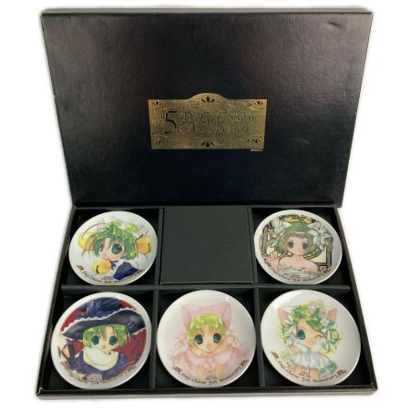   デジキャラット 5周年記念 ミニプレートセット 466/500 1999-2003年 5th Anniversary 記念皿