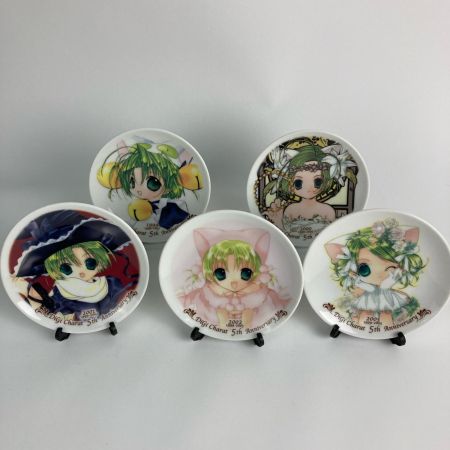   デジキャラット 5周年記念 ミニプレートセット 466/500 1999-2003年 5th Anniversary 記念皿