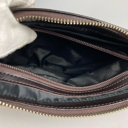  BURBERRY バーバリー ノバチェック柄 ワンショルダーバッグ  ハンドバッグ ブラウン