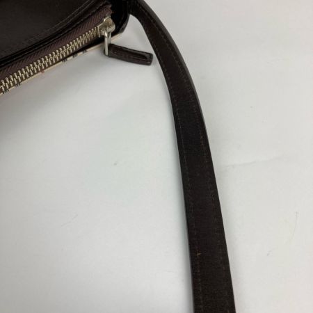  BURBERRY バーバリー ノバチェック柄 ワンショルダーバッグ  ハンドバッグ ブラウン