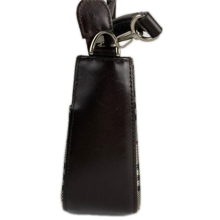  BURBERRY バーバリー ノバチェック柄 ワンショルダーバッグ  ハンドバッグ ブラウン