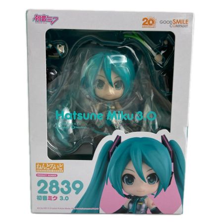 グッドスマイルカンパニー ねんどろいど 初音ミク 3.0 「キャラクター・ボーカル・シリーズ 01 初音ミク」 2839 未開封
