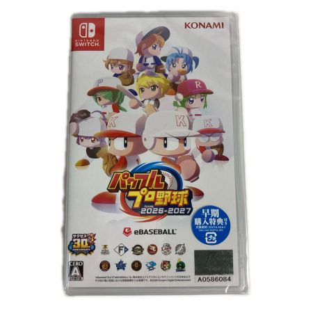  KONAMI Nintendo Switchソフト パワフルプロ野球 2026-2027 早期購入特典付き 未開封
