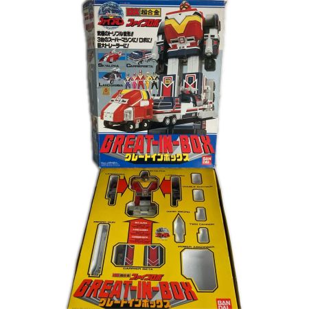  BANDAI バンダイ 地球戦隊ファイブマン DX大型基地 マックスマグマ/スターインボックス/グレートインボックス