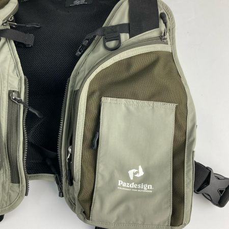  Pazdesign パズデザイン フィッシングベスト ZFV-029 オリーブ