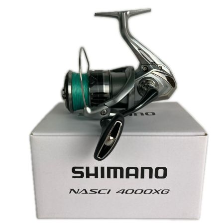  SHIMANO シマノ スピニングリール 21ナスキー 4000XG 043238 箱付