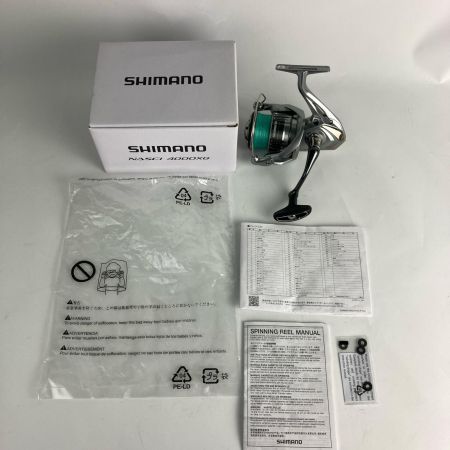  SHIMANO シマノ スピニングリール 21ナスキー 4000XG 043238 箱付