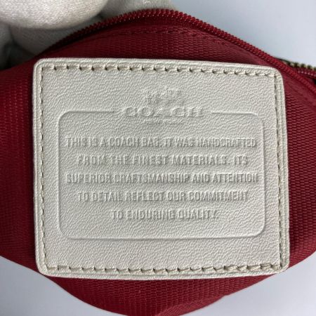  COACH コーチ ワンショルダーバッグ シグネチャー 34546 ダークブラウン ショルダーストラップ欠品