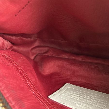  COACH コーチ ワンショルダーバッグ シグネチャー 34546 ダークブラウン ショルダーストラップ欠品