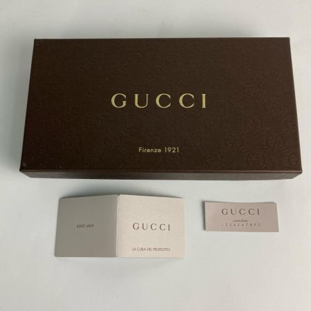  GUCCI グッチ 三つ折り長財布 294977 ブラウン 箱付