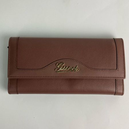  GUCCI グッチ 三つ折り長財布 294977 ブラウン 箱付