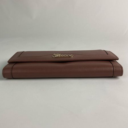  GUCCI グッチ 三つ折り長財布 294977 ブラウン 箱付