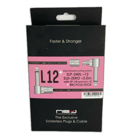 oyaide ソルダーレスケーブルキット ソルダーレスプラグ＆ケーブル  L12+ 未使用品