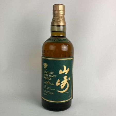 【北海道内限定発送】 YAMAZAKI 山崎/サントリー 700ml 10年 40％ サントリーピュアモルトウィスキー 未開栓