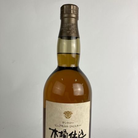 【北海道内限定発送】 SUNTORY サントリー ピュアモルトウィスキー 木桶仕込 1981年 750ml 43% 未開栓