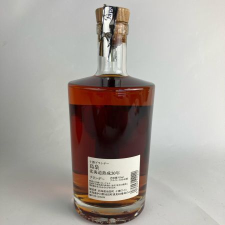 【北海道内限定発送】 十勝ワイン 十勝ブランデー 島梟 北海道熟成30年 700ml 40％ 未開栓