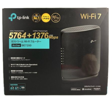  TP-Link Archer Wi-Fi 7 ルーター BE7200