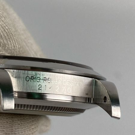 ROLEX ロレックス 腕時計 エクスプローラI 214270 自動巻き ステンレススチール 214270 ブラック 箱付