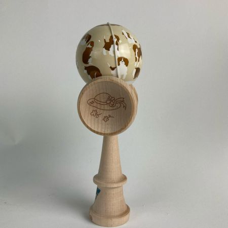  KROM けん玉 SOSOHAN 犬モチーフ