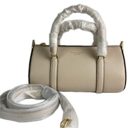 ■■ Kate Spade ケイトスペード スペード アイコン スモール バレル バッグ ショルダーバッグ KJ920 ミルクグラス Aランク