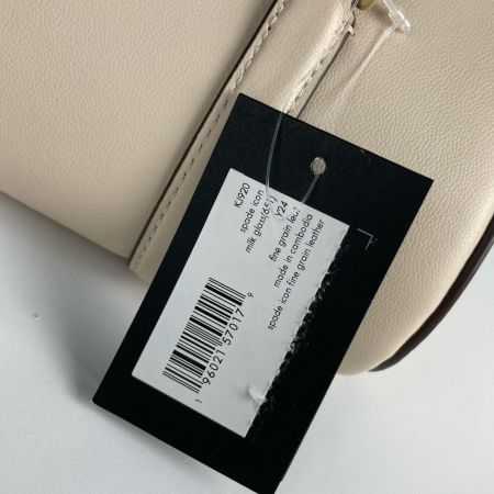  Kate Spade ケイトスペード スペード アイコン スモール バレル バッグ ショルダーバッグ KJ920 ミルクグラス
