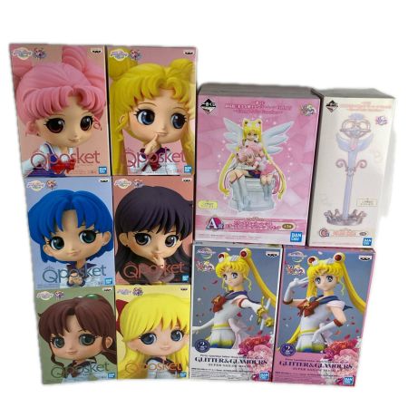美少女戦士セーラームーンEternal 30thアニバーサリー フィギュアまとめ Qposket 劇場版1番くじA賞等  未開封